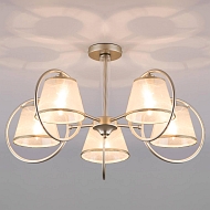 Потолочная люстра Eurosvet 60093/5 перламутровое золото Image 1