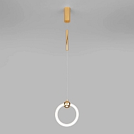 Подвесной светодиодный светильник Eurosvet Rim 90165/1 золото Image 2