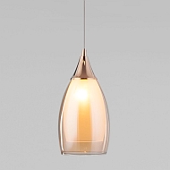 Подвесной светильник Eurosvet 50085/1 золото - купить онлайн в интернет-магазине Люстра-Тут (Санкт-Петербург) недорого