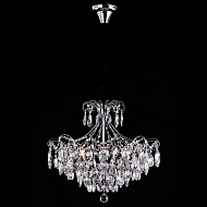 Подвесная люстра Eurosvet 10080/6 хром/прозрачный хрусталь Strotskis Image 1