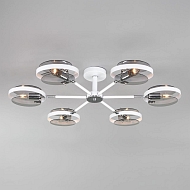 Потолочная люстра Eurosvet Gallo 70121/6 белый - купить онлайн в интернет-магазине Люстра-Тут (Санкт-Петербург) недорого