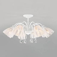 Потолочная люстра Eurosvet Floranse 30155/8 белый - купить онлайн в интернет-магазине Люстра-Тут (Санкт-Петербург) недорого