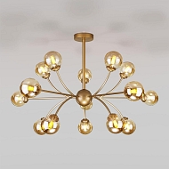 Подвесная люстра Eurosvet Astro 30180 матовое золото - купить онлайн в интернет-магазине Люстра-Тут (Санкт-Петербург) недорого