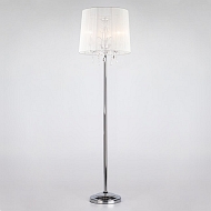 Торшер Eurosvet 2045/3F хром/белый - купить онлайн в интернет-магазине Люстра-Тут (Санкт-Петербург) недорого