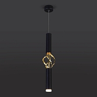 Подвесной светодиодный светильник Eurosvet Lance 50191/1 LED черный/золото Image 2