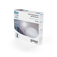 Настенно-потолочный светодиодный светильник Gauss Hall 193411308 Image 2