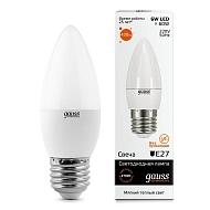 Лампа светодиодная Gauss E27 6W 3000K матовая 33216 Image 1