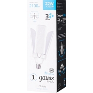 Лампа светодиодная Gauss E27 22W 4000K матовая 11732222 Image 3