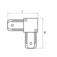 Коннектор L-образный Lightstar Barra 502129 Image 1