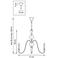 Подвесная люстра Lightstar Ragno 732067 Image 1