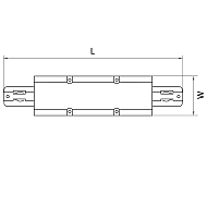 Коннектор прямой Lightstar Barra 504187 Image 1