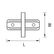 Коннектор прямой Lightstar Barra 501106 Image 1