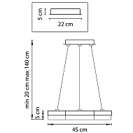 Подвесной светодиодный светильник Lightstar Unitario 763236 Image 2