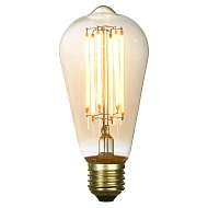 Лампа светодиодная Е27 6W 2700K янтарная GF-L-764 - купить онлайн в интернет-магазине Люстра-Тут (Санкт-Петербург) недорого