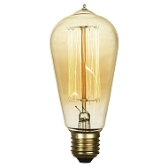 Лампа накаливания E27 60W 2700K прозрачная GF-E-764 - купить онлайн в интернет-магазине Люстра-Тут (Санкт-Петербург) недорого