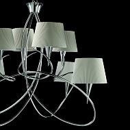 Подвесная люстра Mantra Mara Chrome - White 1654 Image 1