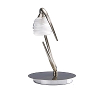 Настольная лампа Mantra Loop Satin Nickel 1817 - купить онлайн в интернет-магазине Люстра-Тут (Санкт-Петербург) недорого