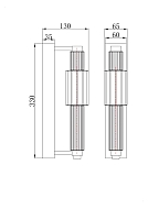 Настенный светильник Maytoni Verticale MOD308WL-L9GN3K Image 2