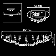 Потолочная люстра Osgona Monile 704212 Image 1