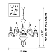 Подвесная люстра Osgona Campana 716154 Image 2