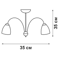 Потолочная люстра Vitaluce V3736-9/3PL Image 1