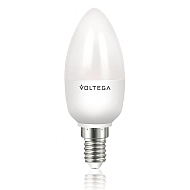 Лампа светодиодная Voltega E14 6W 4000К матовая VG3-C2E14cold6W 4713 - купить онлайн в интернет-магазине Люстра-Тут (Санкт-Петербург) недорого