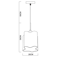 Подвесной светильник Arte Lamp Serenata A3458SP-1AB Image 3