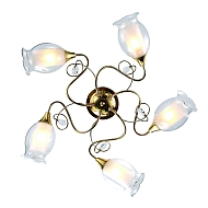 Потолочная люстра Arte Lamp Mughetto A9289PL-5GO - купить онлайн в интернет-магазине Люстра-Тут (Санкт-Петербург) недорого