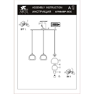 Подвесной светильник Arte Lamp Rastaban A7984SP-3CC Image 1