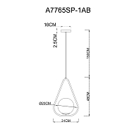 Подвесной светильник Arte Lamp Matisse A7765SP-1AB Image 1