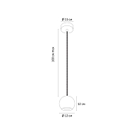 Подвесной светильник Arte Lamp Bender A4323SP-1GY Image 3