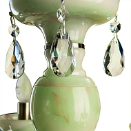 Подвесная люстра Arte Lamp Onyx Green A9592LM-5AB Image 1