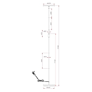 Торшер Arte Lamp Sceptrum A1822PN-1BK Image 3