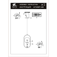 Подвесной светильник Arte Lamp Matisse A7745SP-1AB Image 1