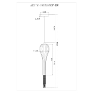 Подвесной светильник Arte Lamp Waterfall A1577SP-1GO Image 2