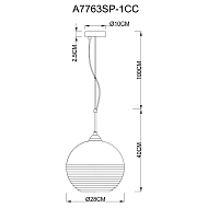 Подвесной светильник Arte Lamp Wave A7763SP-1CC Image 1