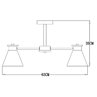 Потолочная люстра Arte Lamp Tyler A1031PL-5WH Image 1