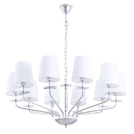 Подвесная люстра Arte Lamp A1048LM-10CC - купить онлайн в интернет-магазине Люстра-Тут (Санкт-Петербург) недорого