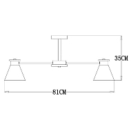 Потолочная люстра Arte Lamp Tyler A1031PL-8WH Image 1