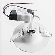 Встраиваемый светодиодный светильник Arte Lamp Uovo A1427PL-1WH Image 1