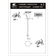 Подвесной светильник Arte Lamp Volare A1565SP-1CC Image 1