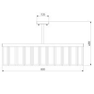 Потолочная люстра Bogates Eclipse 357/8 Smart Image 1