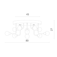 Потолочная люстра Divinare DALLAS 3360/15 PL-11 Image 1