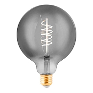 Лампа светодиодная Eglo E27 4W 2000K дымчатая 11873 - купить онлайн в интернет-магазине Люстра-Тут (Санкт-Петербург) недорого