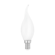 Лампа светодиодная филаментная Eglo E14 4W 2700K матовая 11603 - купить онлайн в интернет-магазине Люстра-Тут (Санкт-Петербург) недорого