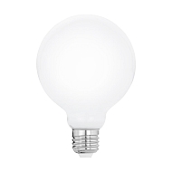 Лампа светодиодная филаментная Eglo E27 7W 2700K матовая 11601 - купить онлайн в интернет-магазине Люстра-Тут (Санкт-Петербург) недорого