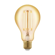 Лампа светодиодная филаментная диммируемая Eglo E27 4W 1700К золотая 11691 - купить онлайн в интернет-магазине Люстра-Тут (Санкт-Петербург) недорого
