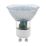 Лампа светодиодная Eglo GU10 5W 3000K прозрачная 11535 - купить онлайн в интернет-магазине Люстра-Тут (Санкт-Петербург) недорого