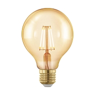 Лампа светодиодная филаментная диммируемая Eglo E27 4W 1700К золотая 11692 - купить онлайн в интернет-магазине Люстра-Тут (Санкт-Петербург) недорого