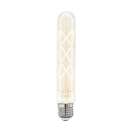 Лампа светодиодная филаментная Eglo E27 4W 2200К янтарь 11679 - купить онлайн в интернет-магазине Люстра-Тут (Санкт-Петербург) недорого